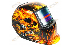 Auto Darkening Mig Tig Grinding Welding Helmet Welder Hood Mask Skull